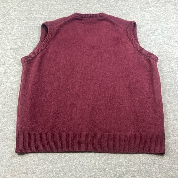 Vtg LORD JEFF Size XL 100% Virgin Australian Lambswool Sweater Vest USA Made - Picture 10 of 11